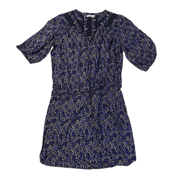 Ulla Johnson Dress Purple Flower Bohemian Sundress Size 4 - Picture 4 of 8